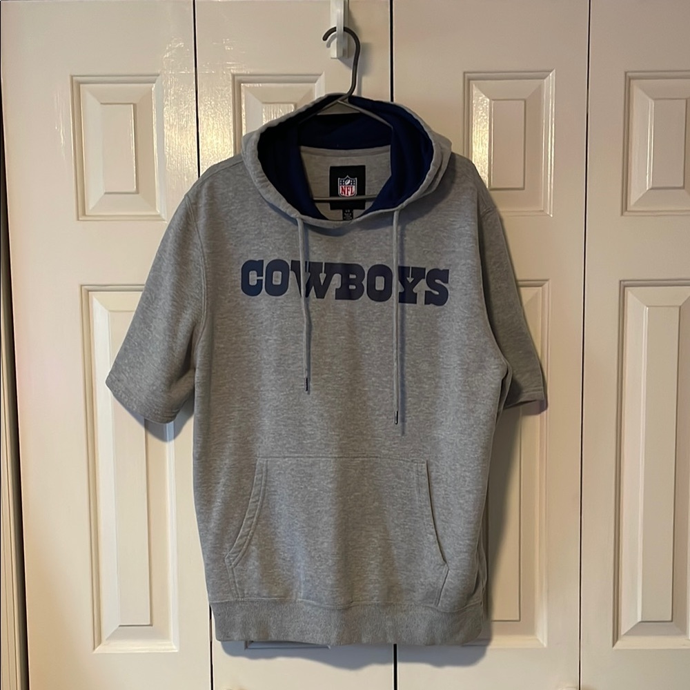 NFL Cowboys Gray and Navy Hoodie
